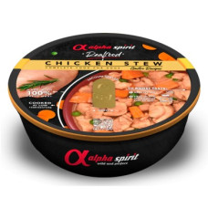 Alpha Spirit Real Food Chicken Stew - Alimento Húmido Cão